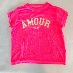 Bright Pink AMOUR Tee 🩷